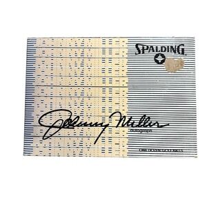 Spalding Johnny Miller Autograph Orange Golf Balls 1 Dozen w/ Box
